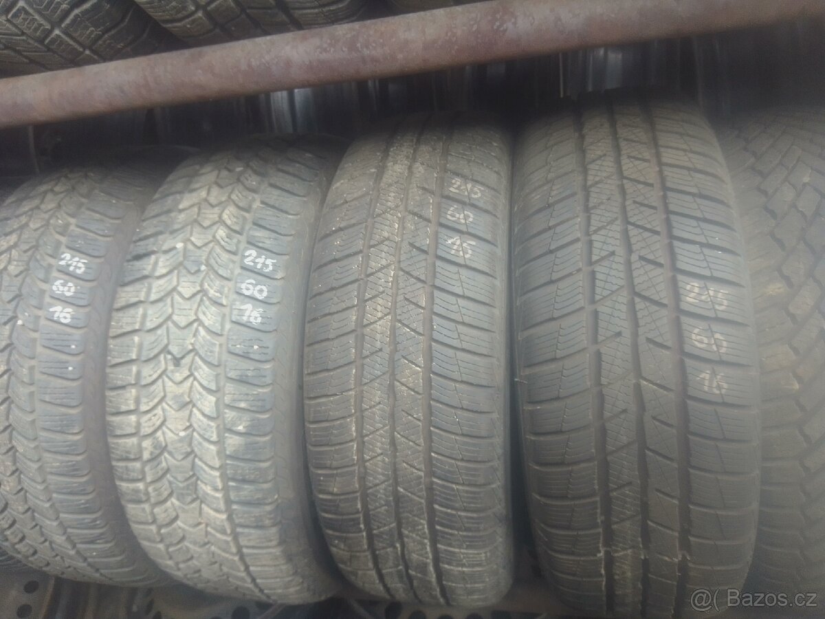 Prodám 4x zimní pneu 215/60 R16