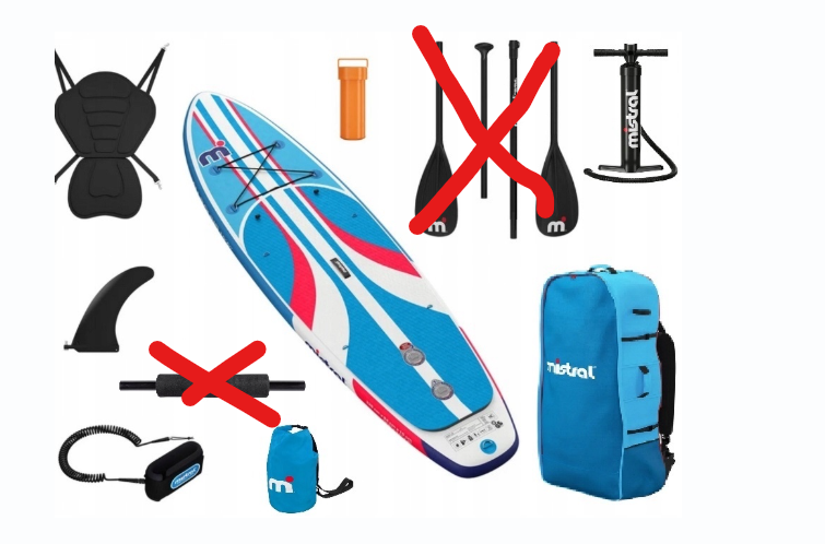 Dvoukomorový paddleboard Mistral Allround 10'6''