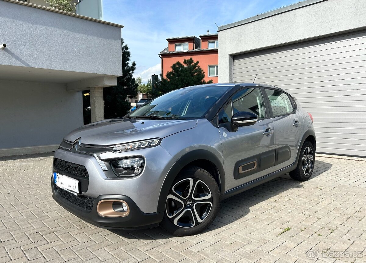 Citroen C3 -zánovní vůz, ČR 5/2023 ZÁRUKA 9 000km