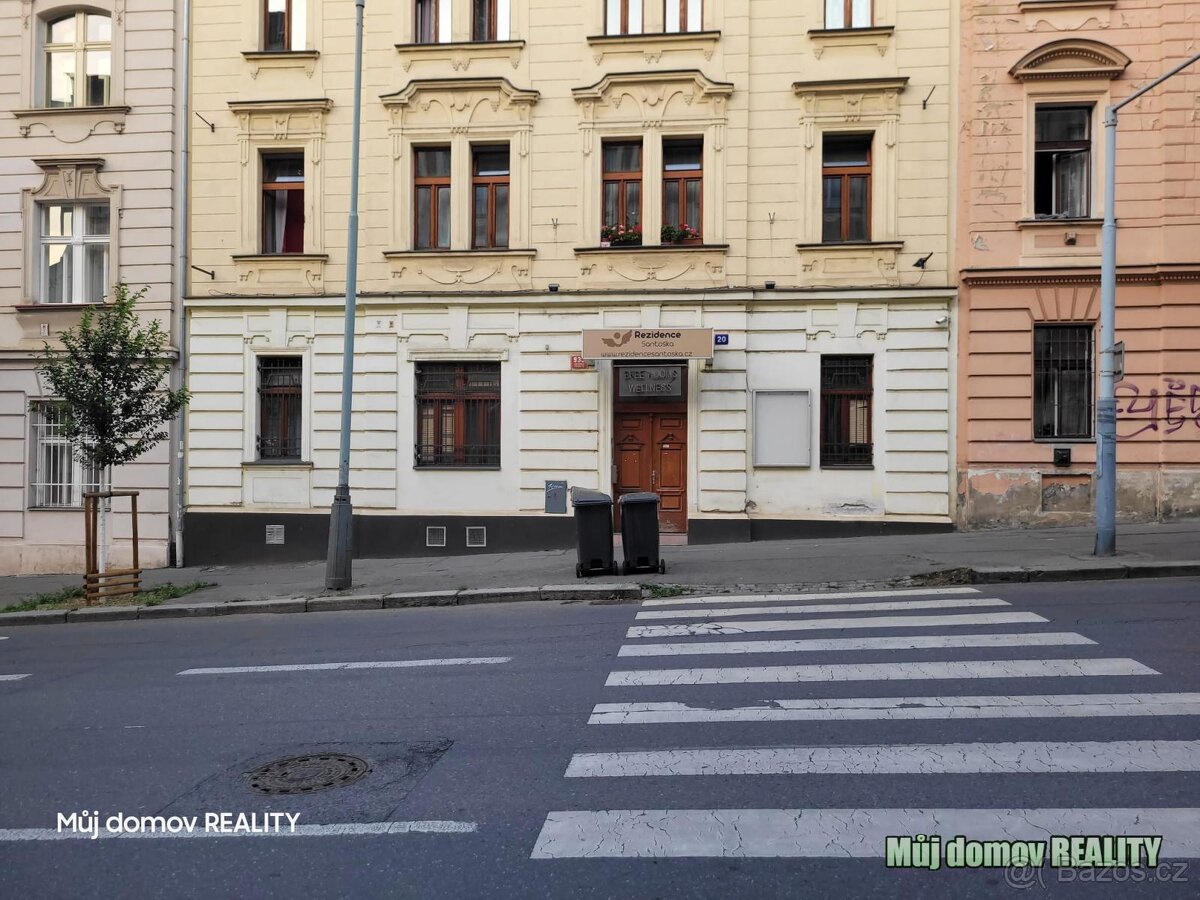 Pronájem bytu 1+1, 45 m Praha 5, Smíchov, ul. U Santošky 933