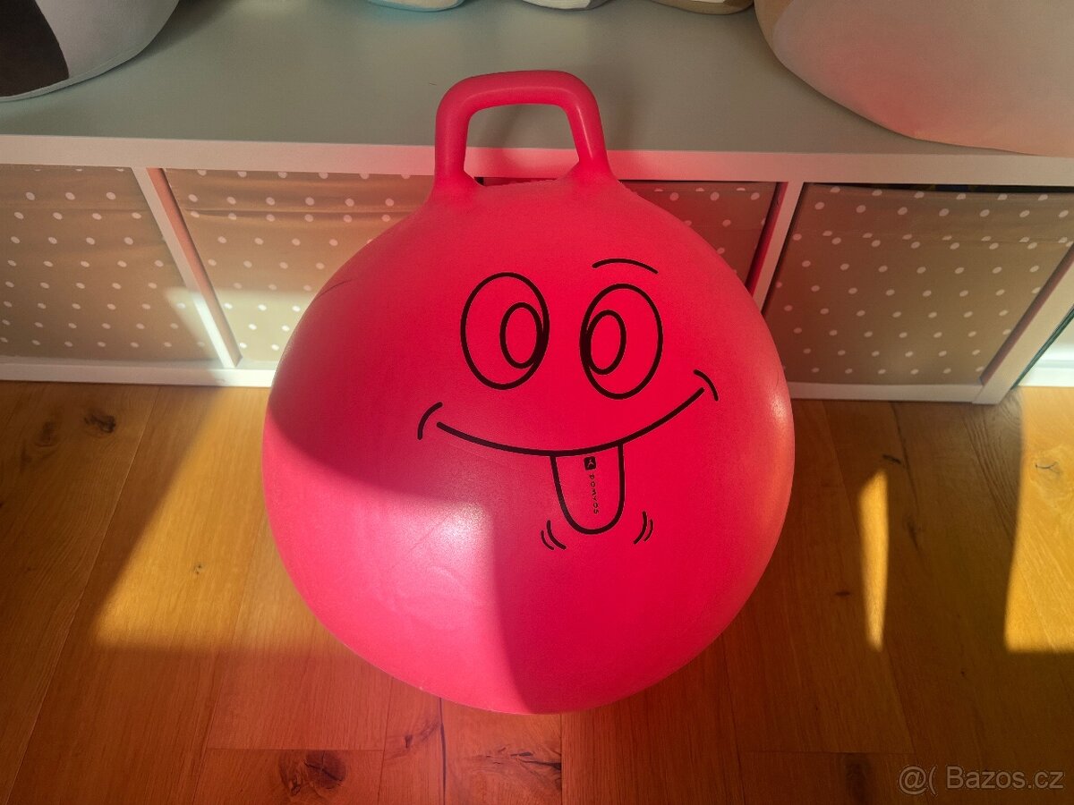 Dětský skákací míč na gymnastiku 60cm Decathlon