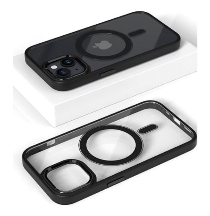 Nový kryt Iron Eye Magnet Apple iPhone 15, černý