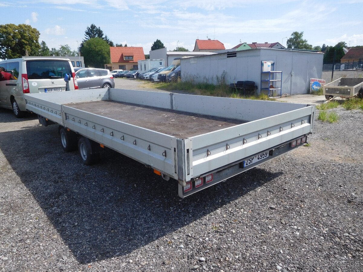 Přívěsný Vozík Nákladní Valníkový Dvouosý, Maro M 36, 30 D