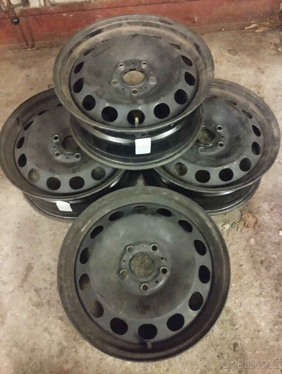 Plechové disky Škoda Octavia III – 16", 5×112 – sada 4 ks