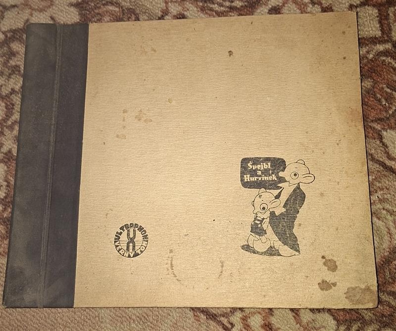 Šelakové gramofonové desky - Spejbl a Hurvínek - 25cm