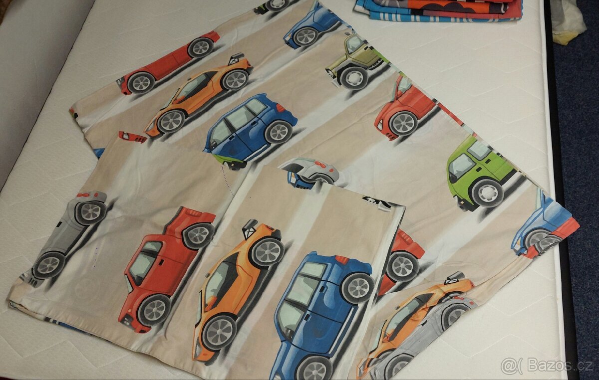 Dětské povlečení auta