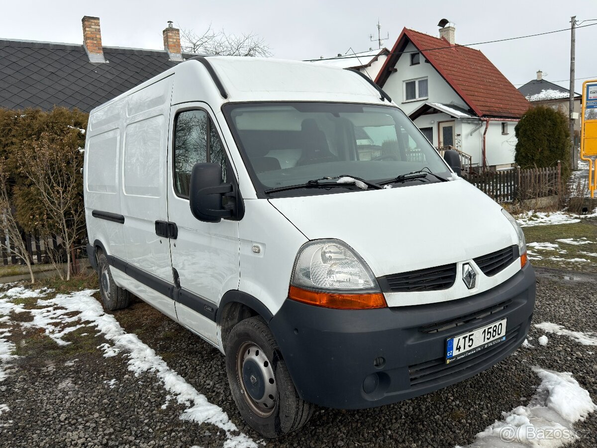 Renault Master 2.5 DCi Klima CZ původ 6 kvalt