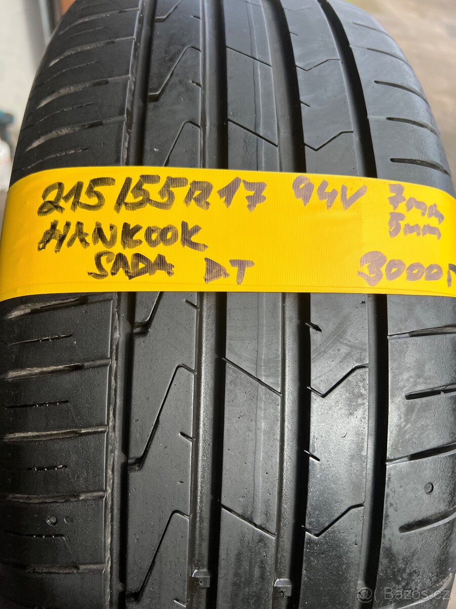 215/55R17 letni sada hankook