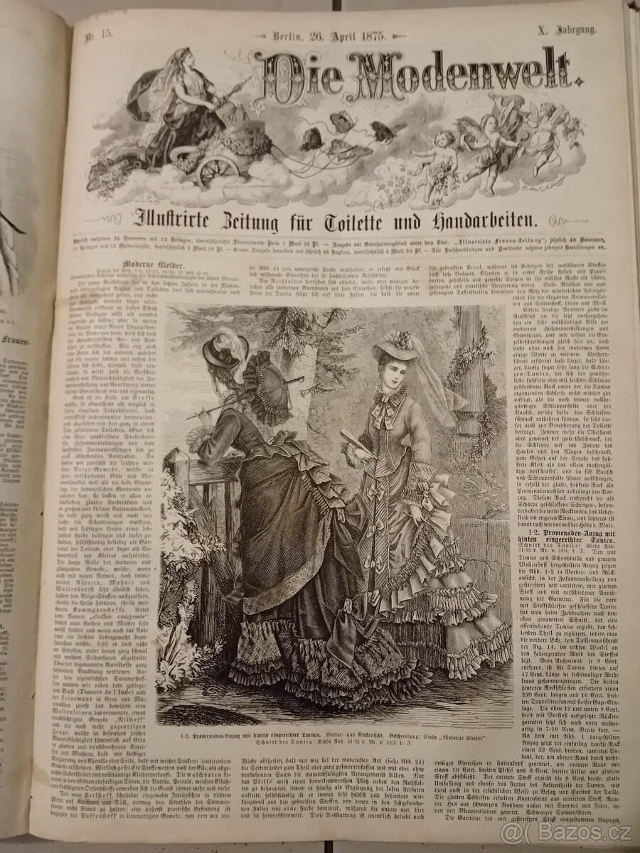 módní svět - Die Mondenwelt 1873