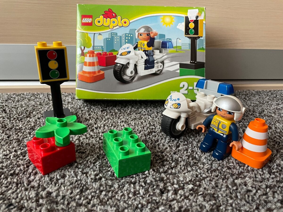 Lego Duplo Policista na motorce - top stav