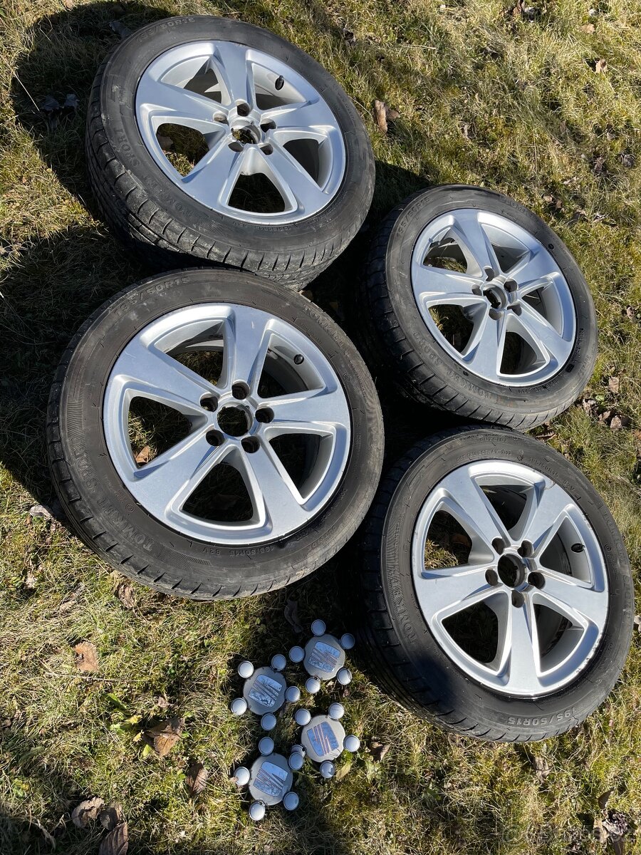 Kompletní litá kola 15” s letním obutím