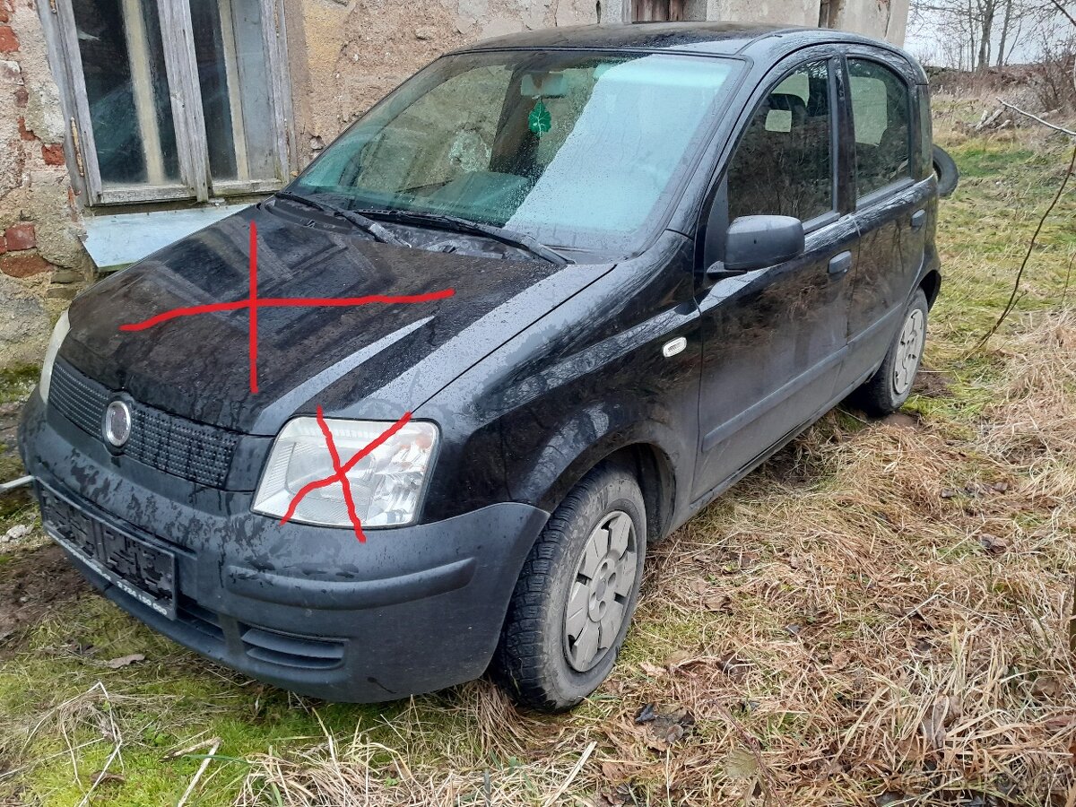 Fiat PANDA 1.1i r.v. 2009 - pouze díly