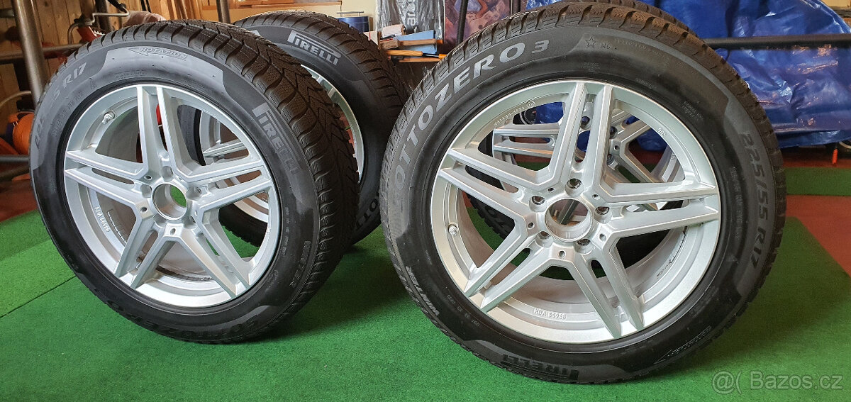 W213 ALU+zimní pneu PIRELLI SOTTOZERO 225/55 R17
