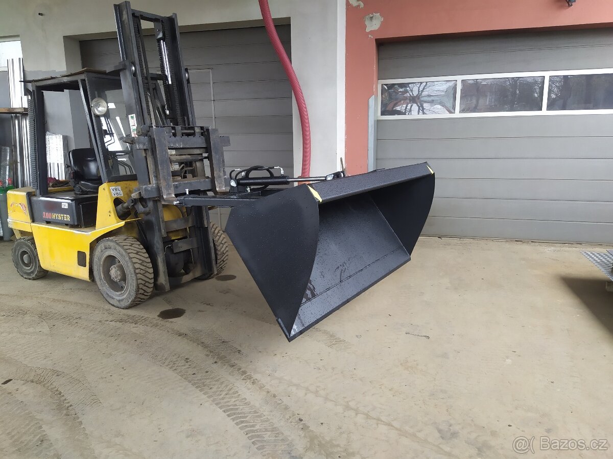 Hydraulická lopata na vzv, lžíce na destu