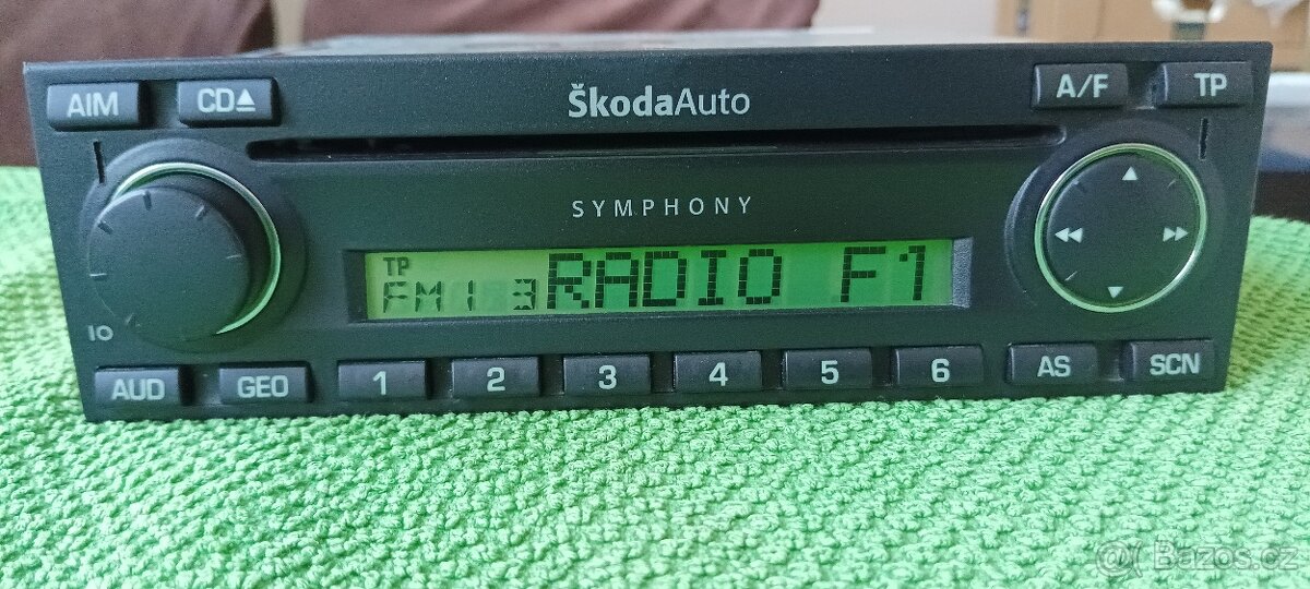 Originální autorádio Škoda Symphony