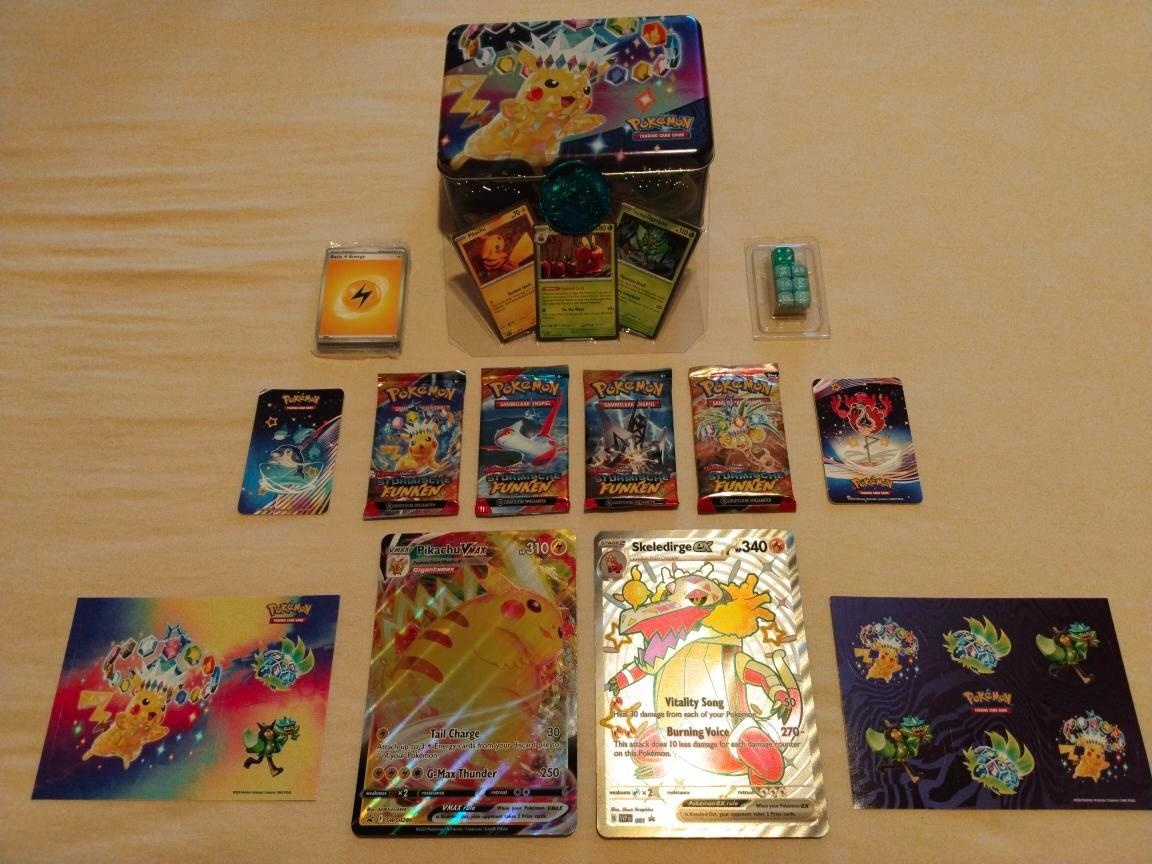 Pokémon Pikachu kufřík s boostery a příslušenstvím
