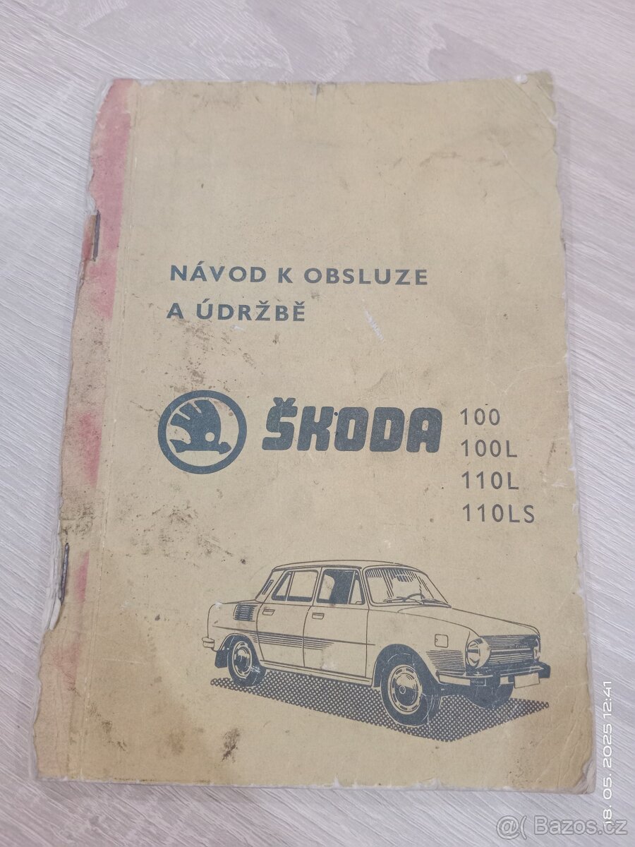 Návod k obsluze a údržbě Škoda 100 100l 110l 110 ls