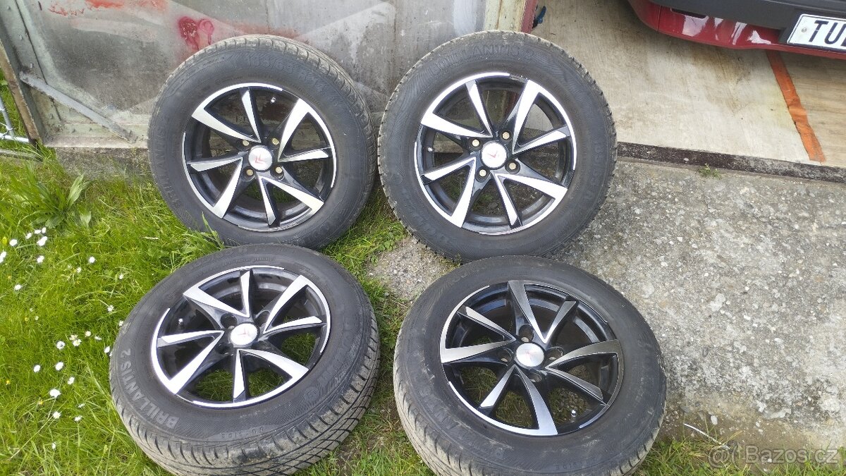 ALU Disky Citroen, Peugeot, Ford 4x108 6x14 s pneu 185/65