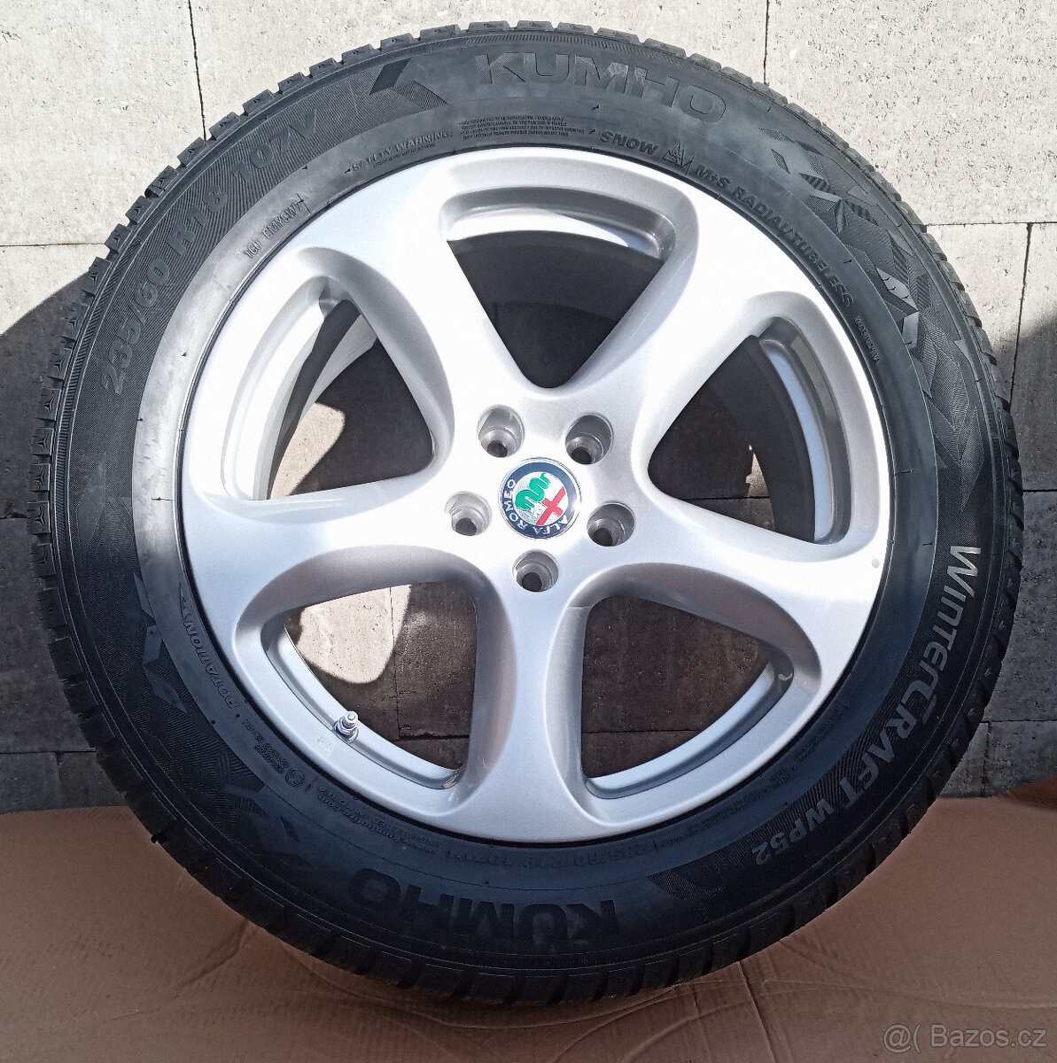 Kompletní zimní kola Alfa Romeo Stelvio 5x110r18