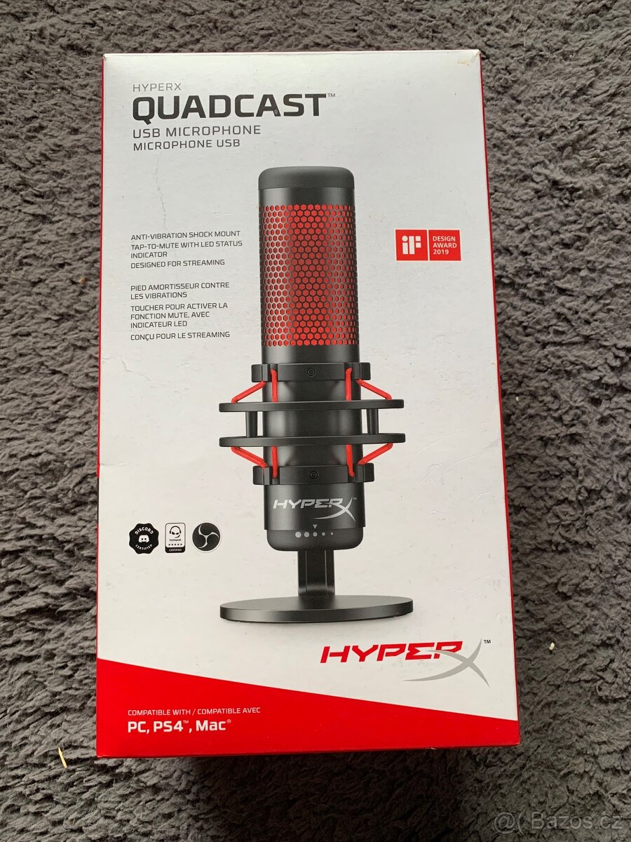 Usb mikrofon Quadcast hyperx