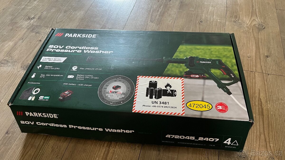 Vyskotlaký čistič Parkside AKU