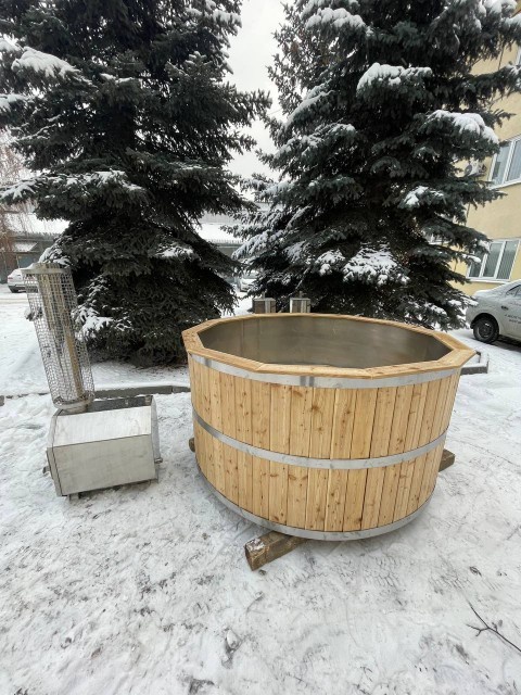 Nerezový koupací sud -kad