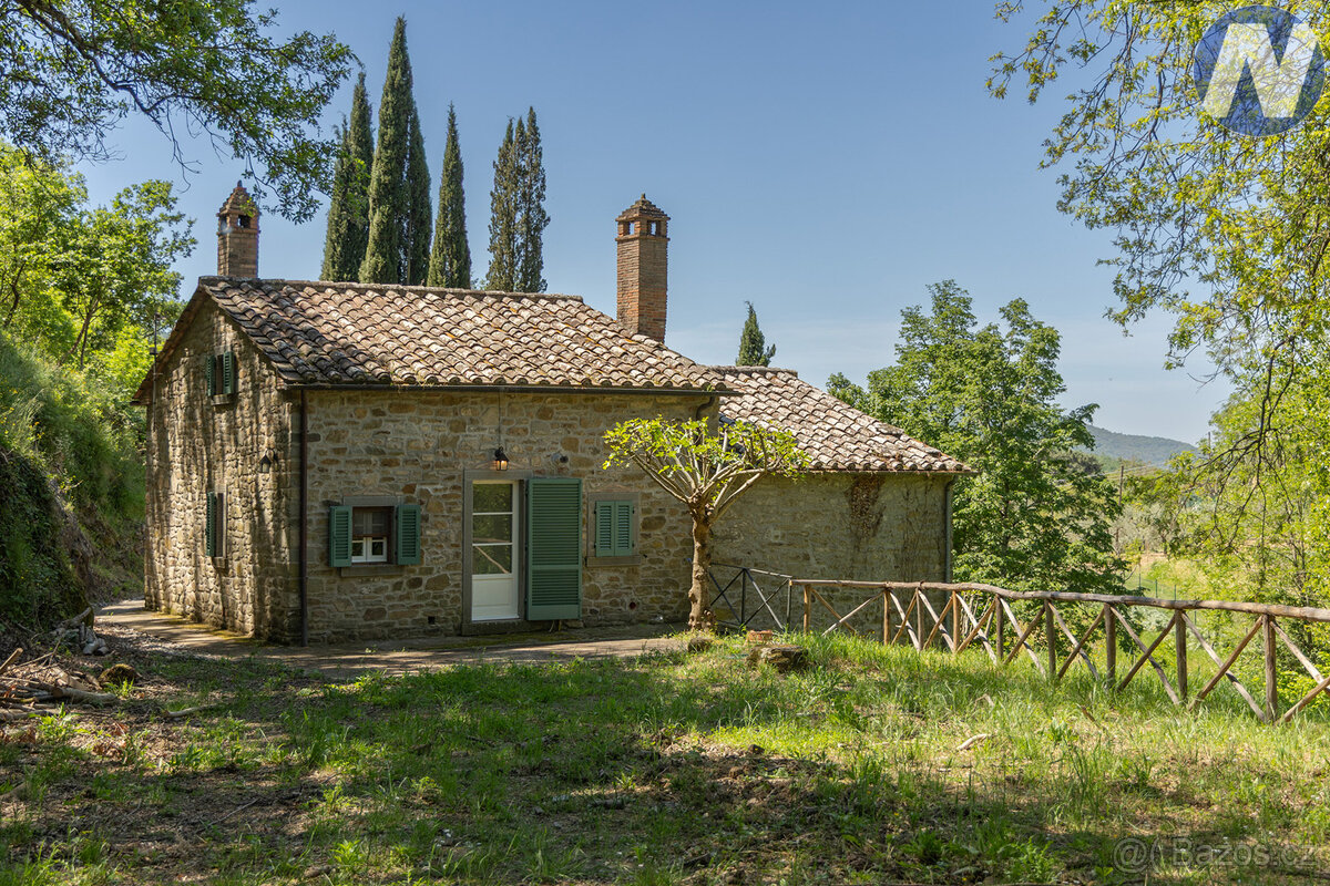 Rezidence Mulino v Montanare nedaleko Cortony, Toskánsko