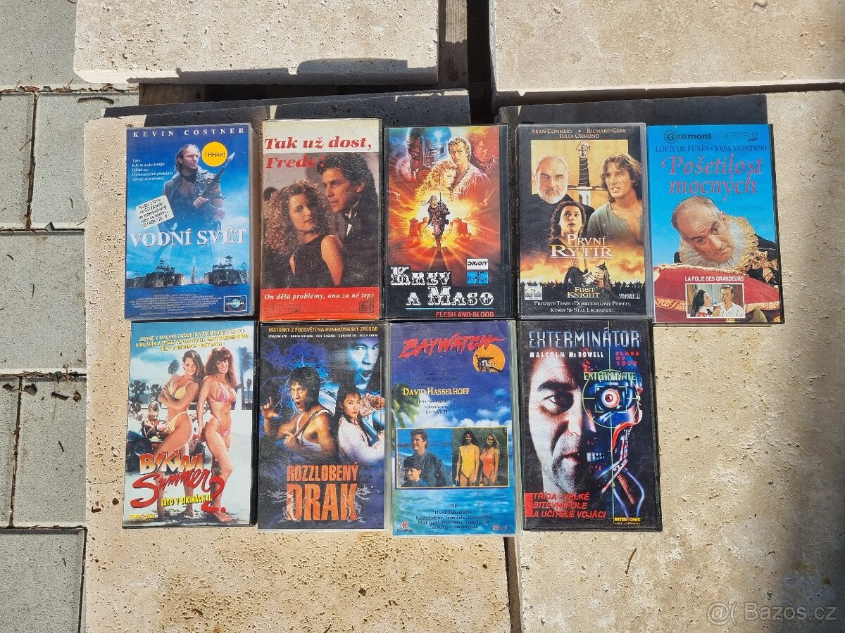 Originální vhs kazety 27 kusů