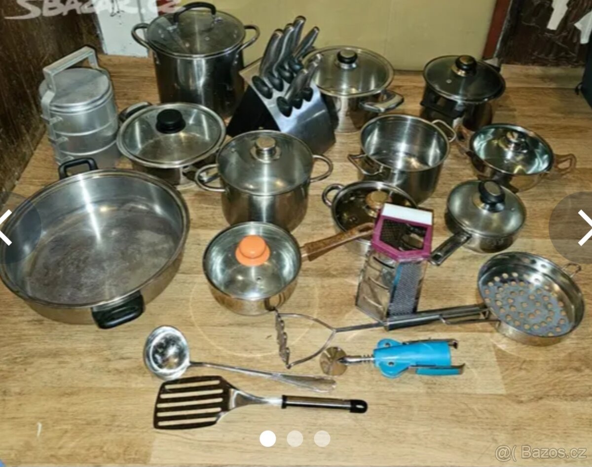 Nerez nádobí a příslušenství