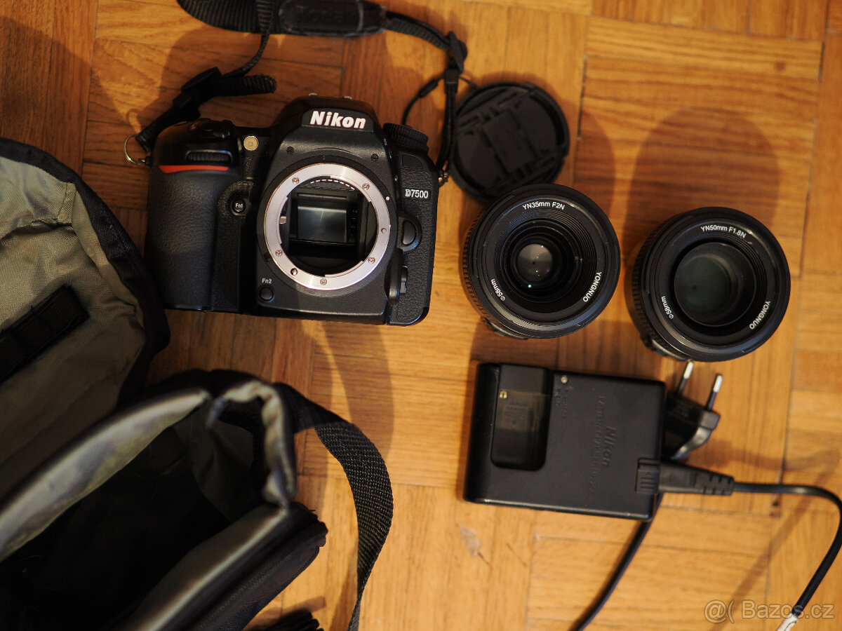 Nikon D7500 + 2x Objektiv