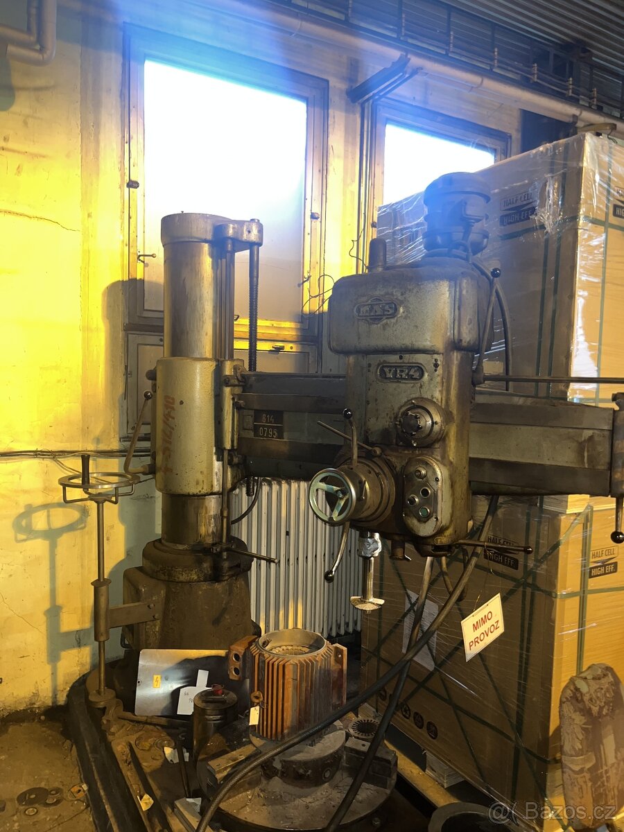 Radiální vrtačka MAS VR4 – funkční, drobná závada