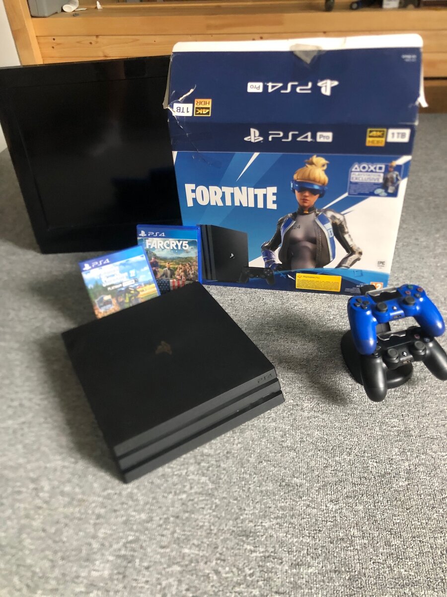 PS4 pro 1tb + TV zdarma