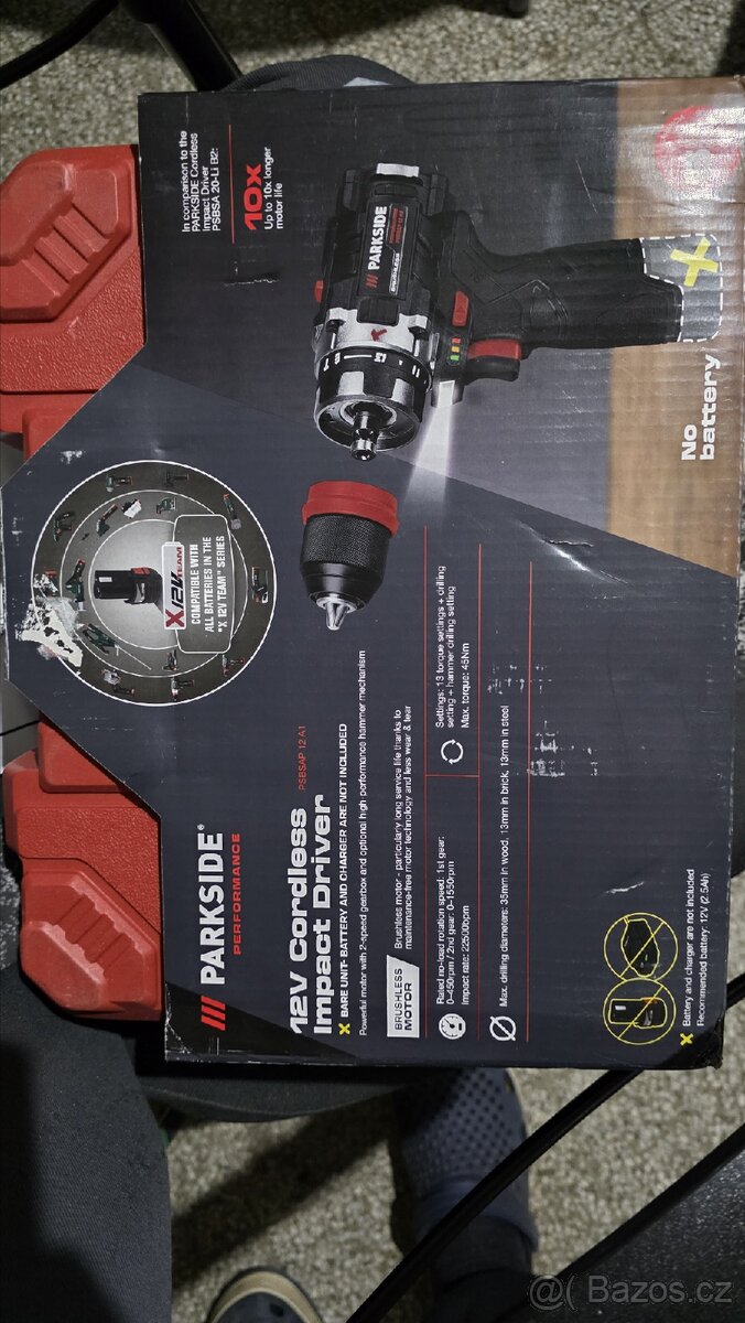 Aku vrtací šroubovák 2v1