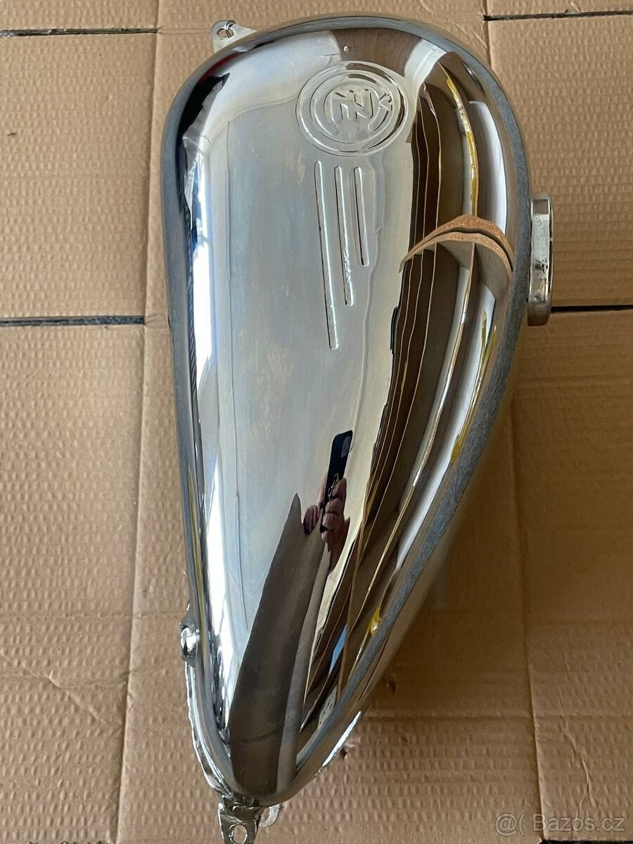 Nádrž ČZ 150C nový kvalitní chrom, poměděno, pocínováno