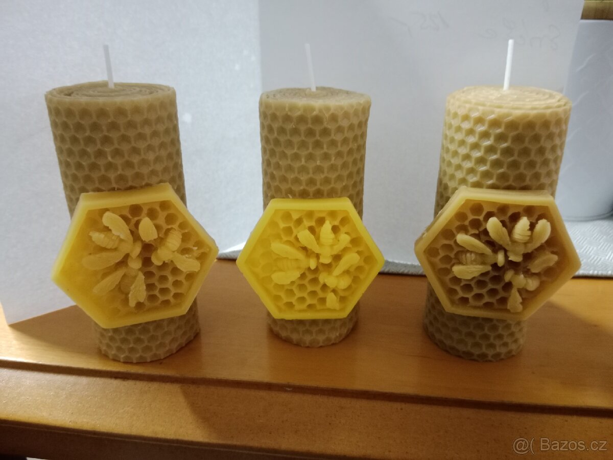 Svíčka ze včelího vosku