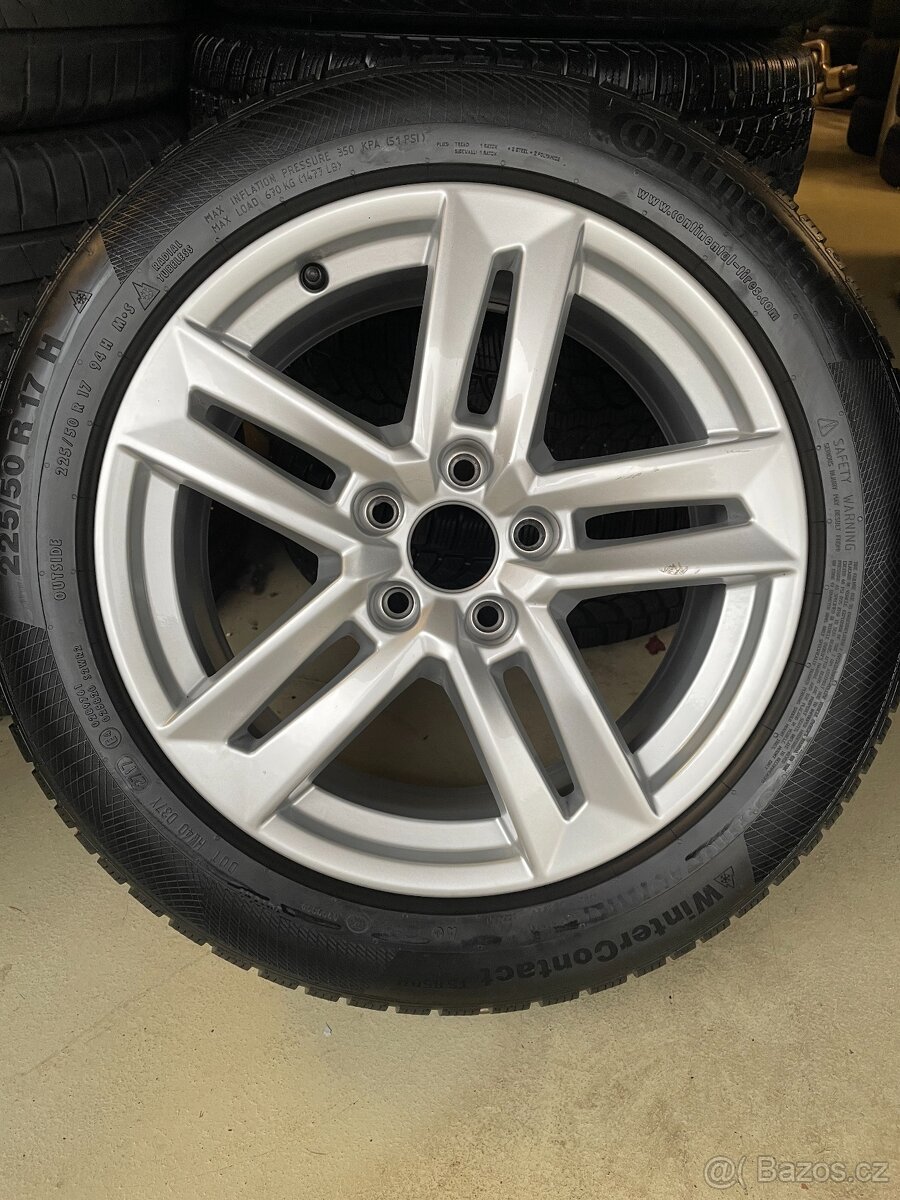 Originální kola Audi A4 5x112 R17 ZIMNÍ č.H62