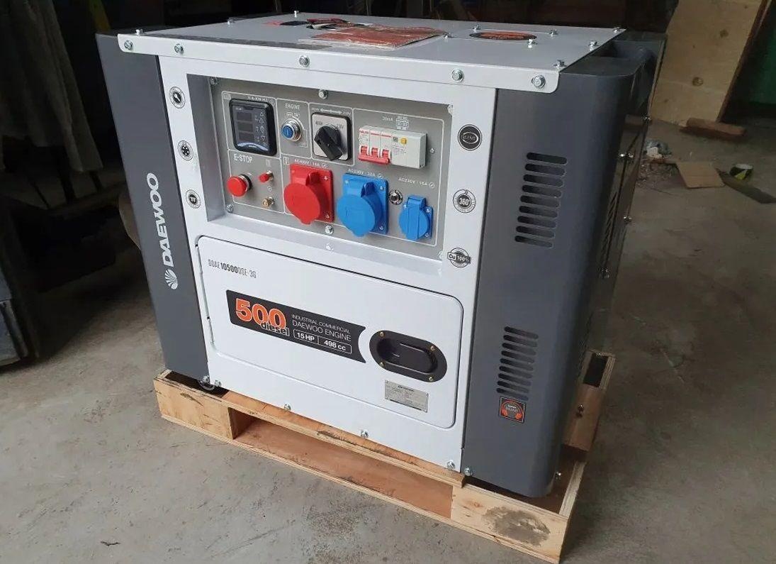 Elektrocentrála Daewoo DDAE10500DSE-3G 10,1KW DPH Faktura