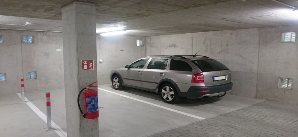 Parking space in the Turgeněvova garage