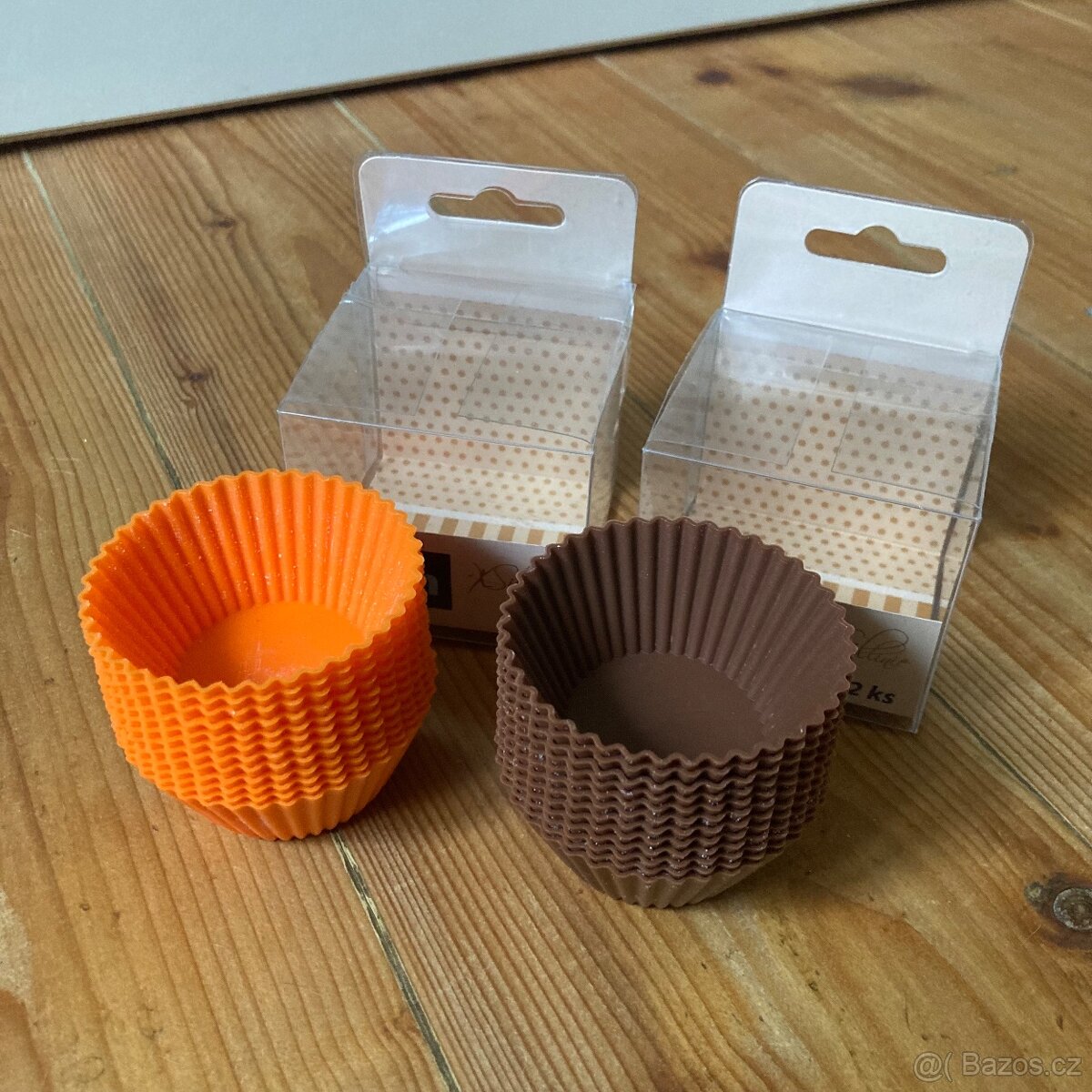 Silikonové košíčky na muffiny, 24ks