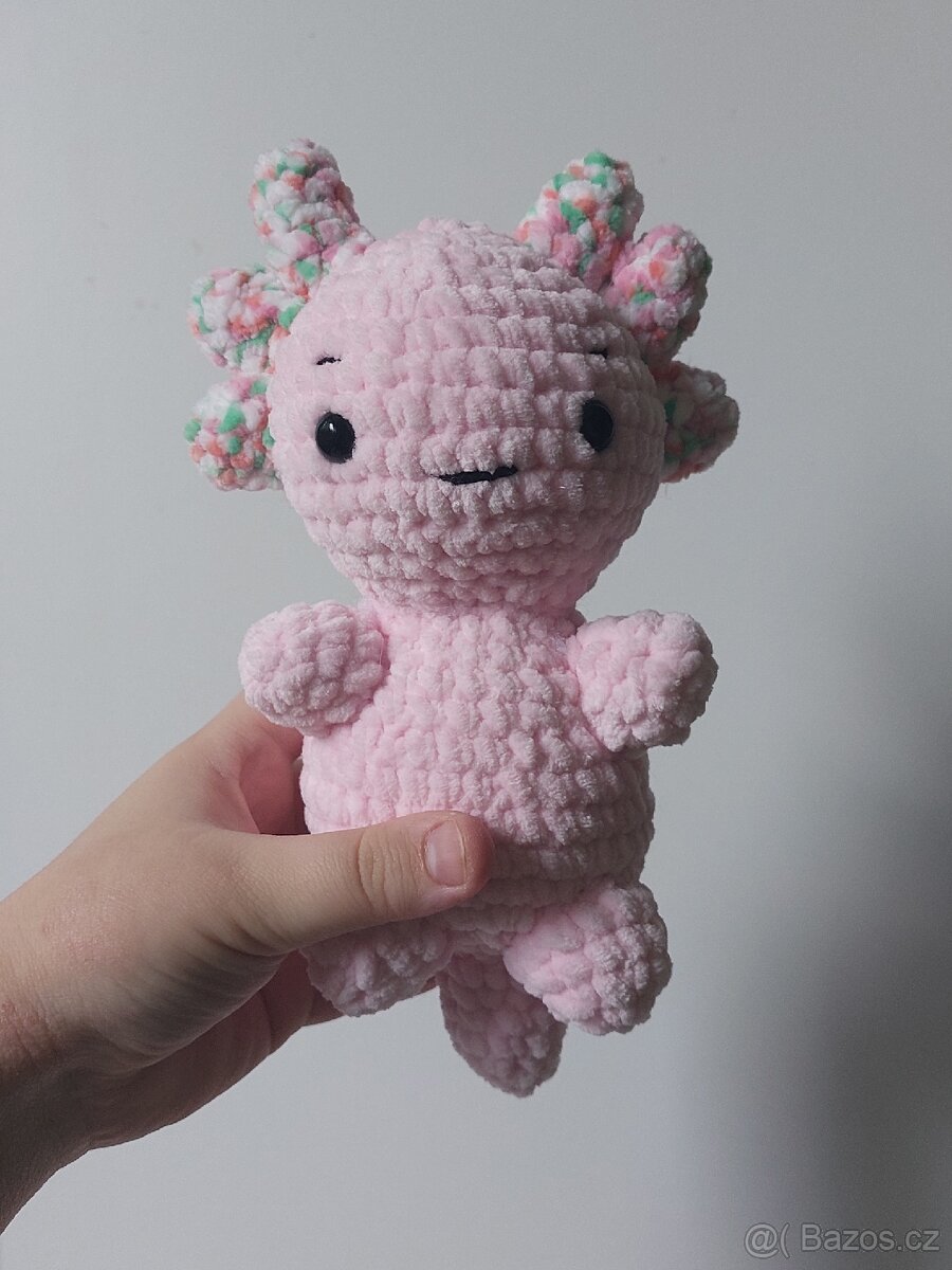 Háčkovaný Baby Axolotl