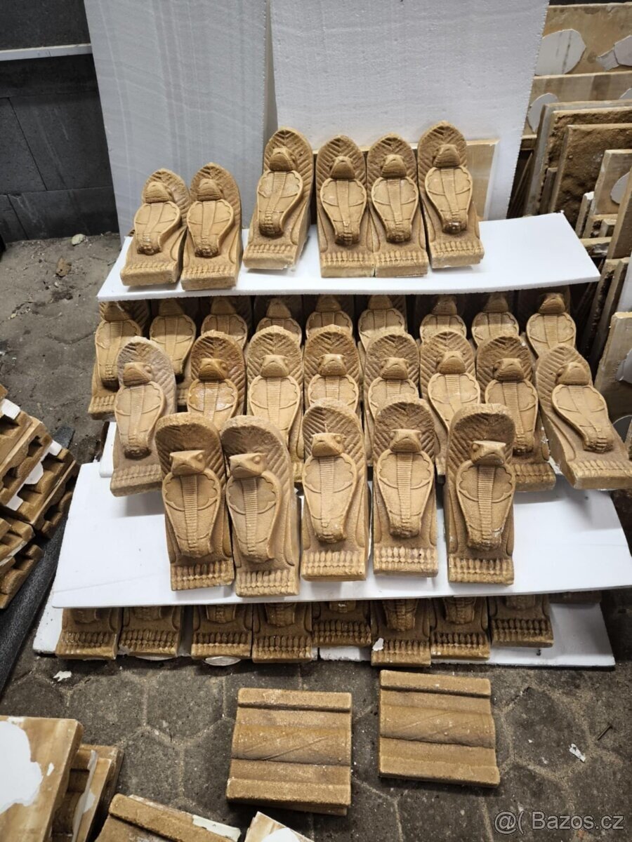Sádrový obklad - motiv Egypt