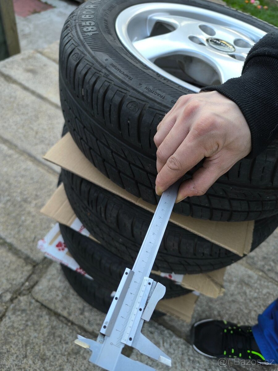 LETNÍ SADA ORIGINÁL BORBET 6Jx14 H2,ETE 38,185/60 R14 82 T