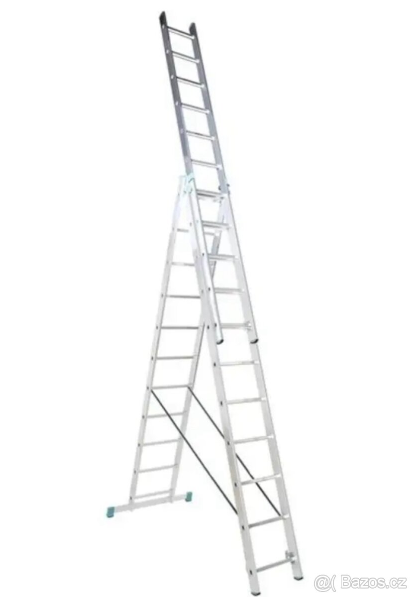 ŽEBŘÍK TROJDÍLNÝ 258/569CM EUROSTYL 3X9