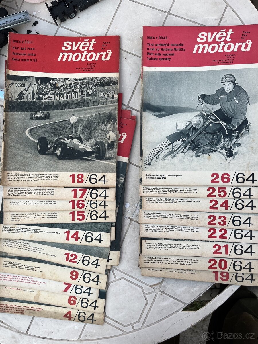 Starý časopis Svět motorů 1964