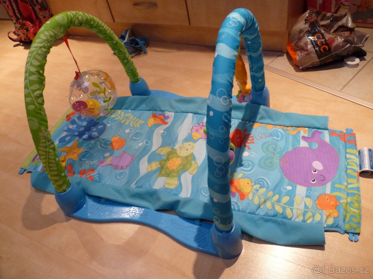 Hrací deka Fisher price s hrazdičkou