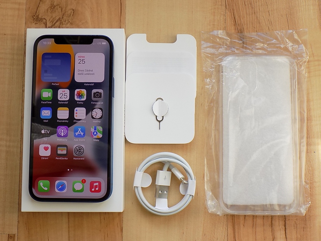 APPLE iPhone 12 64GB Blue - ZÁRUKA - TOP STAV - 100%BATERIE