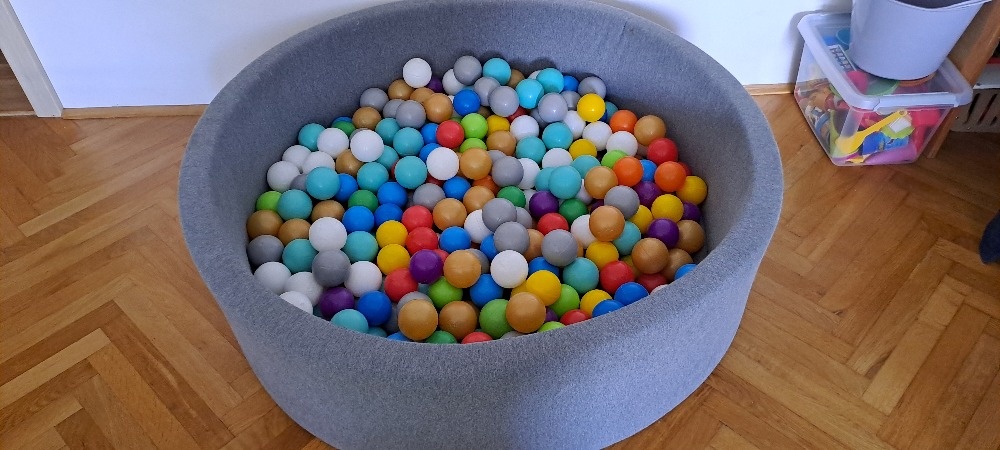 Suchý bazén s kuličkami Elis design