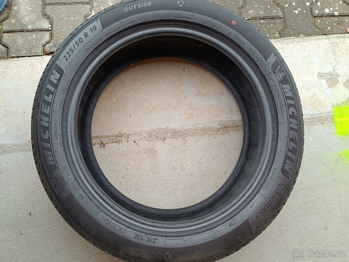 Sada(4 ks) letní pneumatiky Michelin 225/50 R19 DOT 3424
