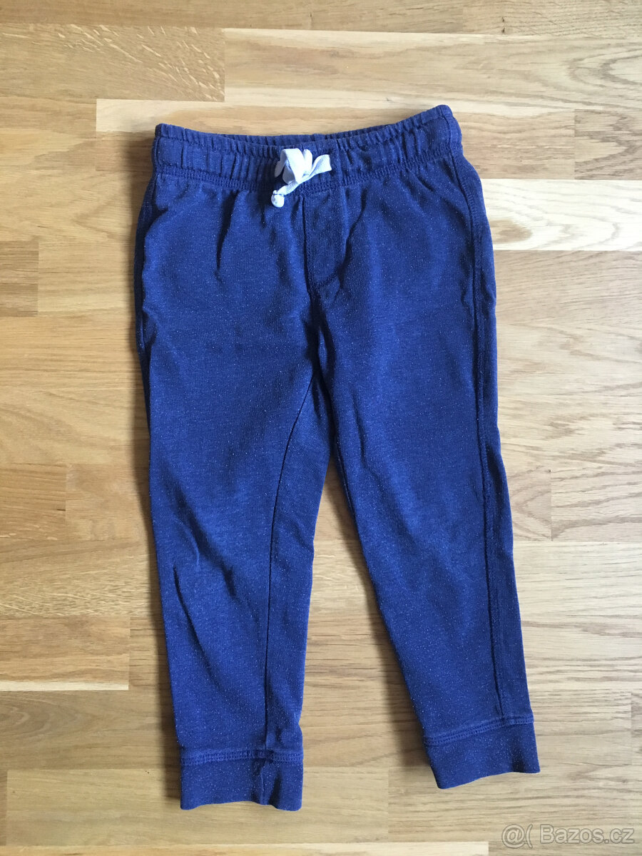 Modré tepláky vel. 98 značka BluKids