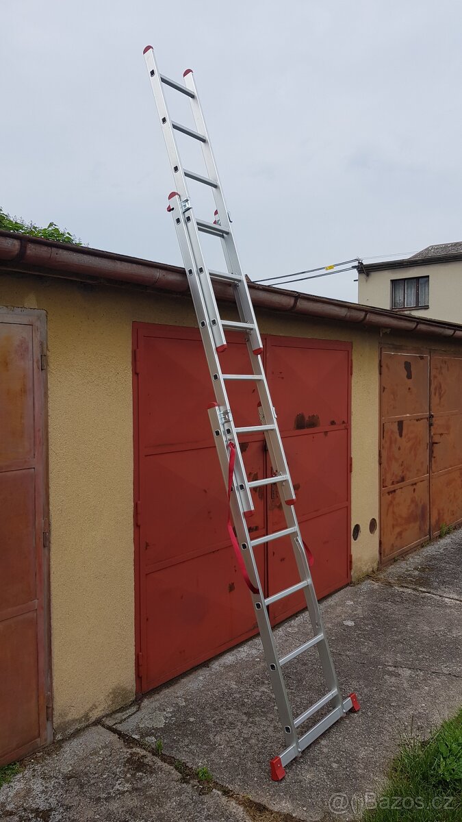 Hliníkový žebřík 3x6 multifunkční 6 v 1 Parkside